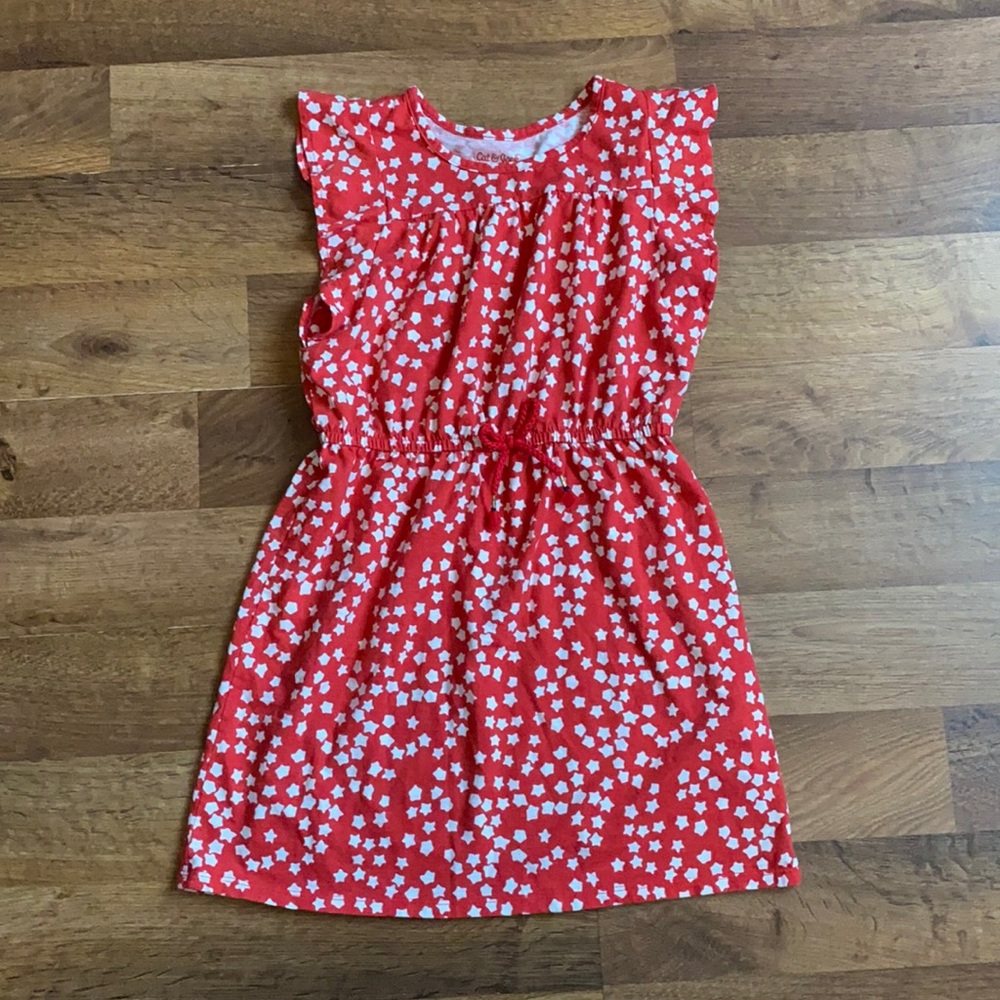 Red star dress size M